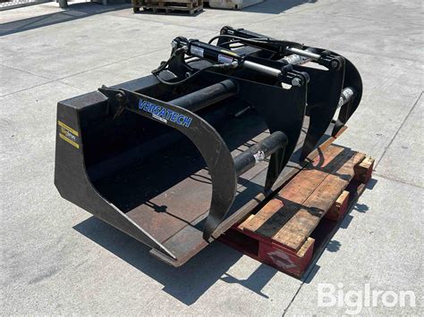 versatech skid steer forks|versatech grapple bucket.